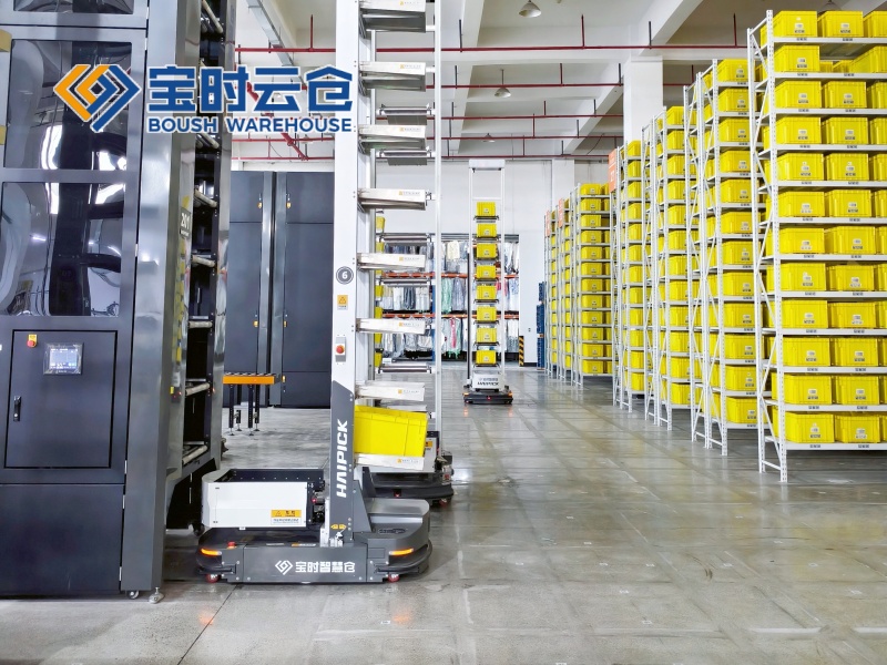 海门智慧云仓-机器人分拣+打包+发货